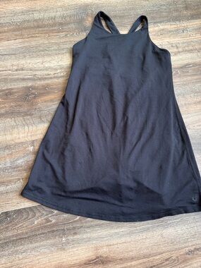 aerie Black Racerback A-Line Mini Dress
